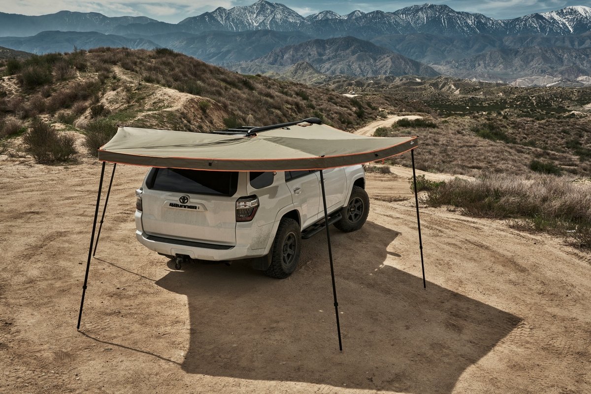 270 Degree Awning, Compact, Driver Side, C-Channel Aluminum, Olive - Image 8