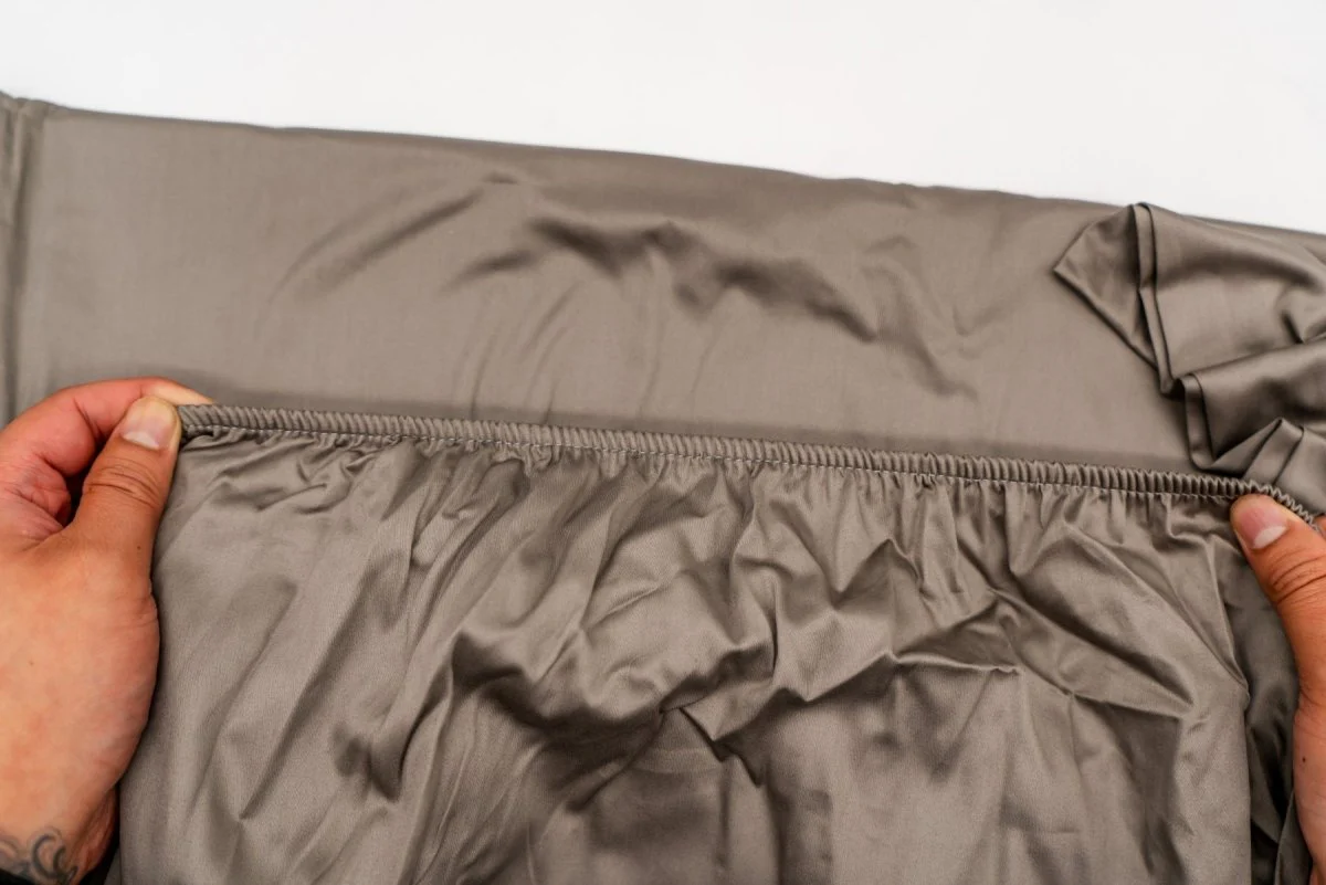 Alpha Cotton Fitted Sheets, Grey - Image 5