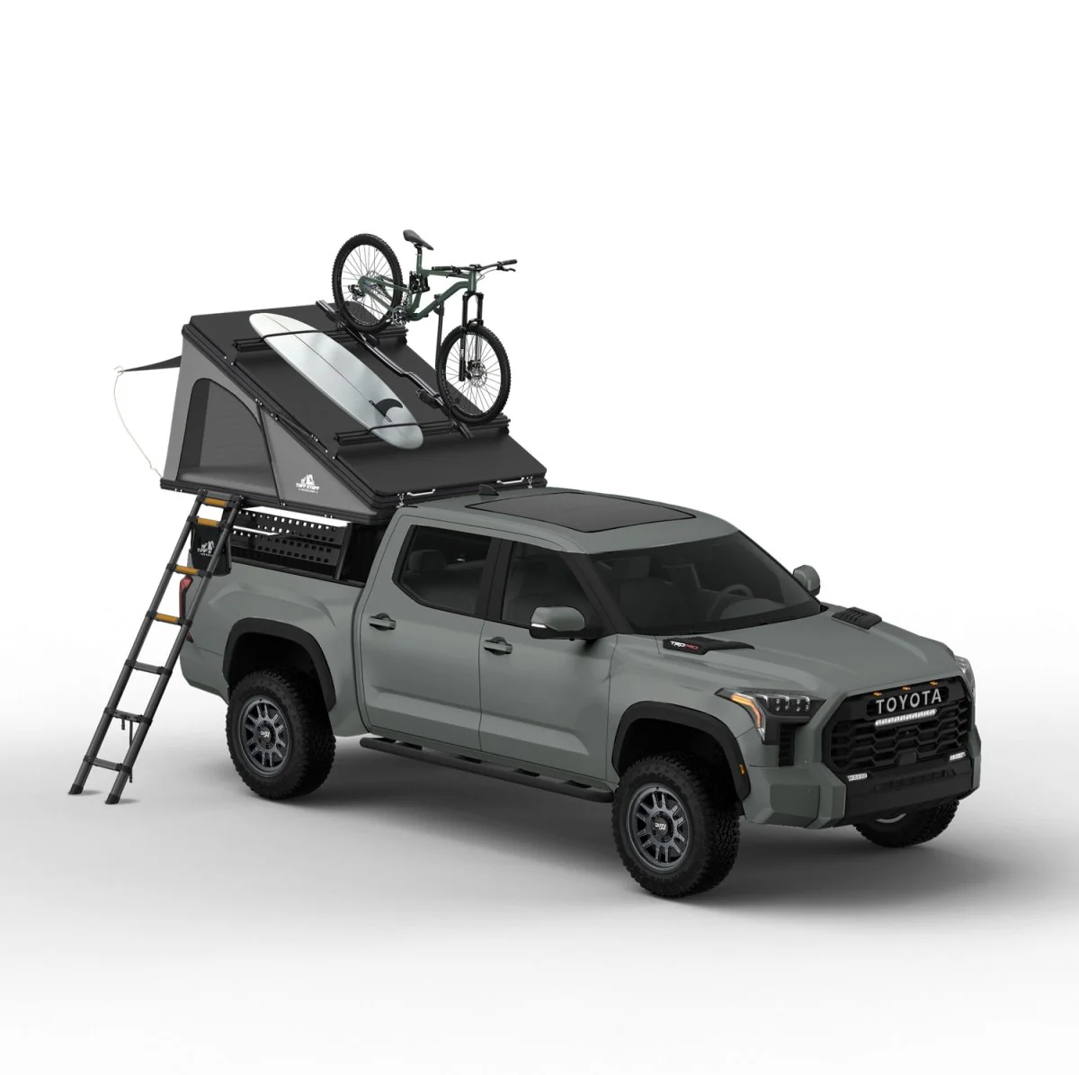 Alpine 61 Hardshell Rooftop Tent, Aluminum, 2-3 Person, Black - Image 4
