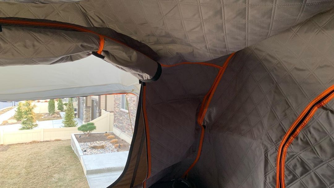 Insulated RTT Liner, Quilted, Zip-in, Gray - Image 3