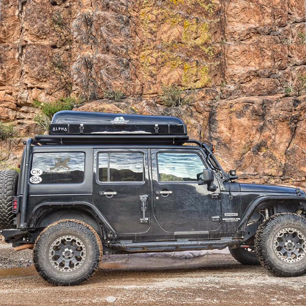 Alpha Hardshell Rooftop Tent, ABS, 2-3 Person, Black - Image 11