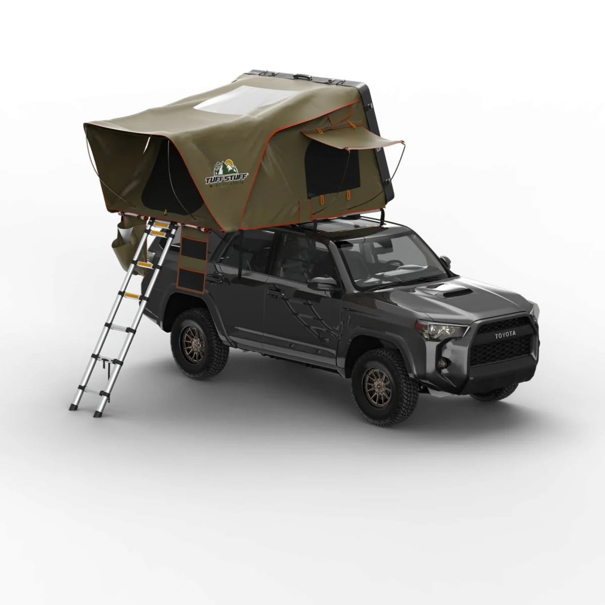Alpha Hardshell Rooftop Tent, ABS, 2-3 Person, Black - Image 3