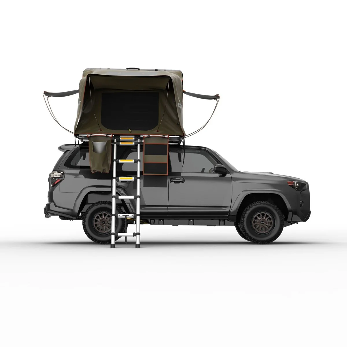 Alpha Hardshell Rooftop Tent, ABS, 2-3 Person, Black - Image 6