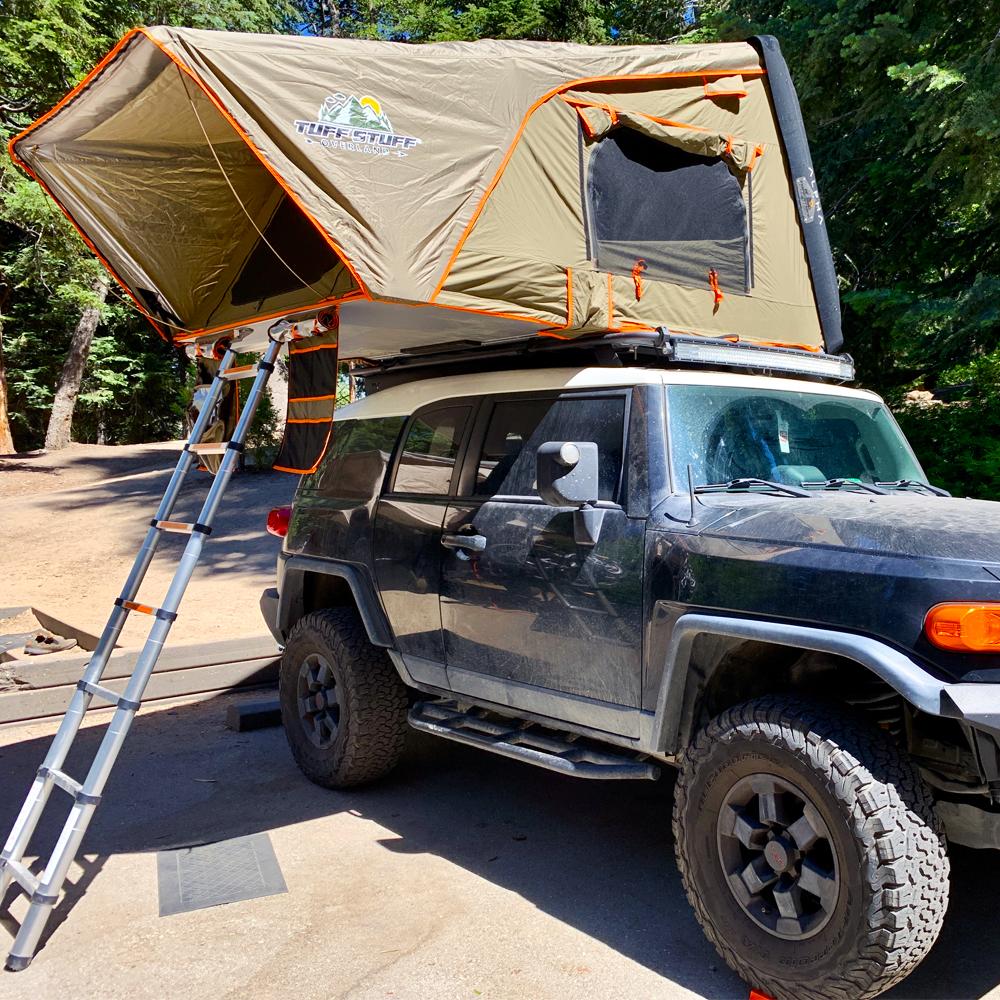 Alpha Hardshell Rooftop Tent, ABS, 2-3 Person, Black - Image 7