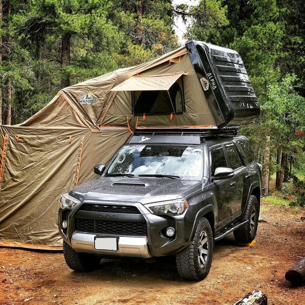 Alpha Hardshell Rooftop Tent, ABS, 2-3 Person, Black - Image 9