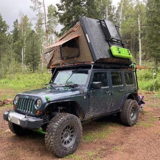 Stealth Hardshell Rooftop Tent, Aluminum, 3 Person, Black - Image 10
