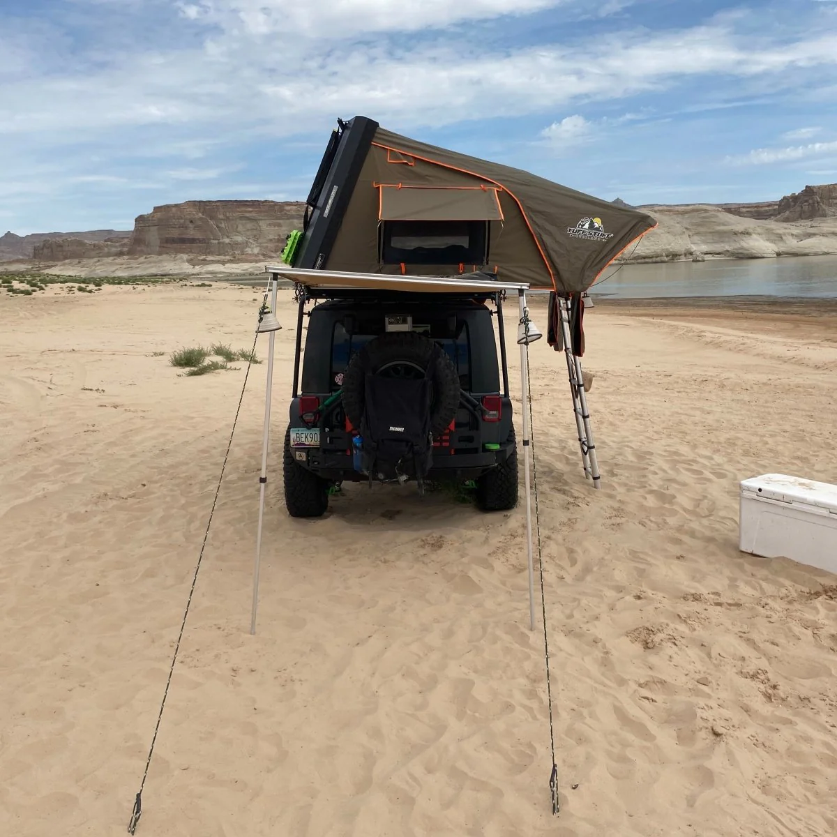Stealth Hardshell Rooftop Tent, Aluminum, 3 Person, Black - Image 17