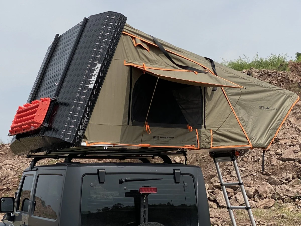 Stealth Hardshell Rooftop Tent, Aluminum, 3 Person, Black - Image 18