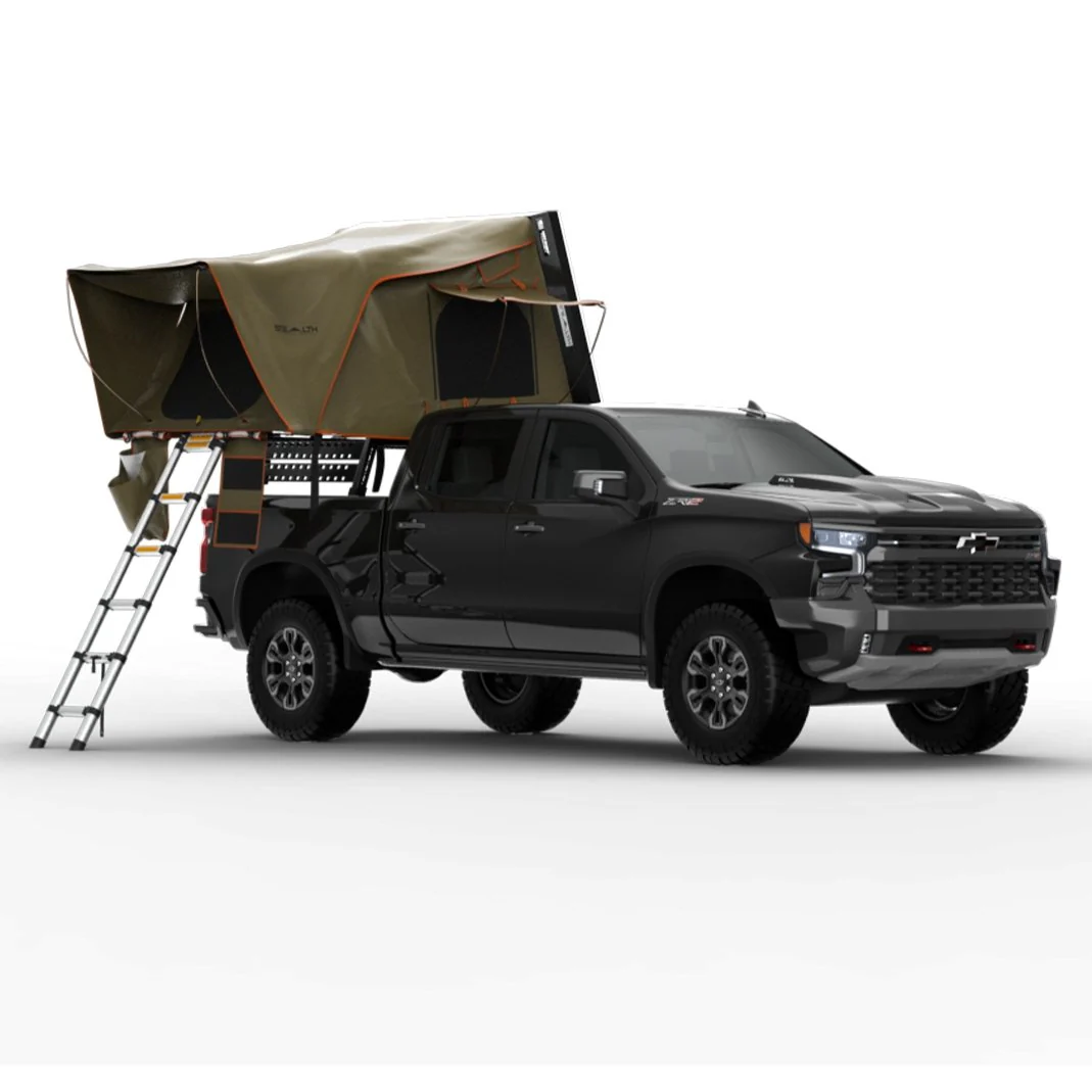 Stealth Hardshell Rooftop Tent, Aluminum, 3 Person, Black - Image 5