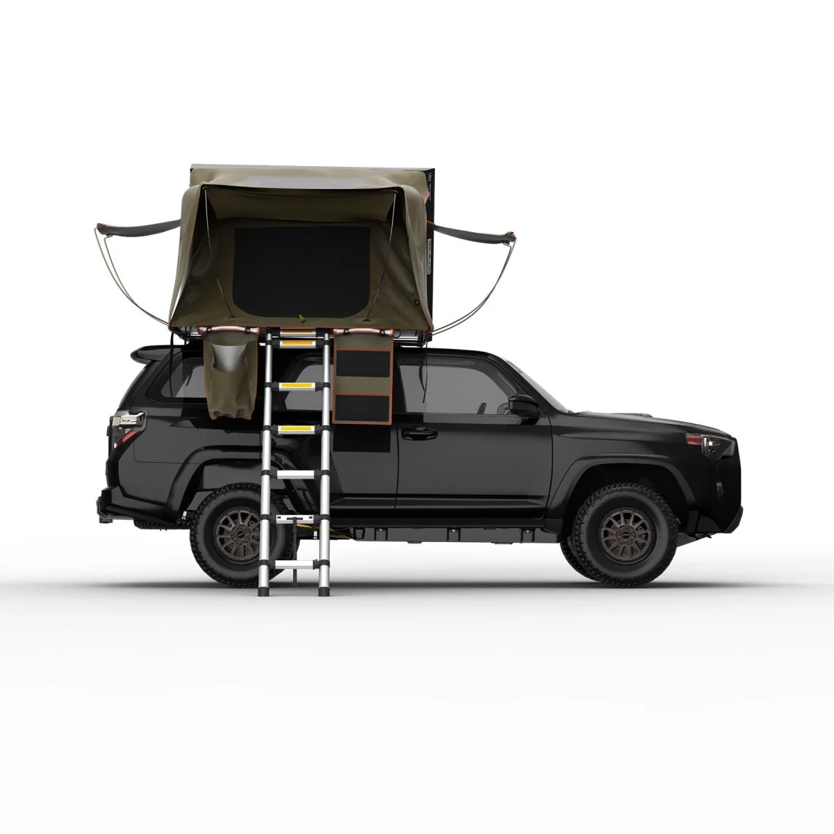 Stealth Hardshell Rooftop Tent, Aluminum, 3 Person, Black - Image 7
