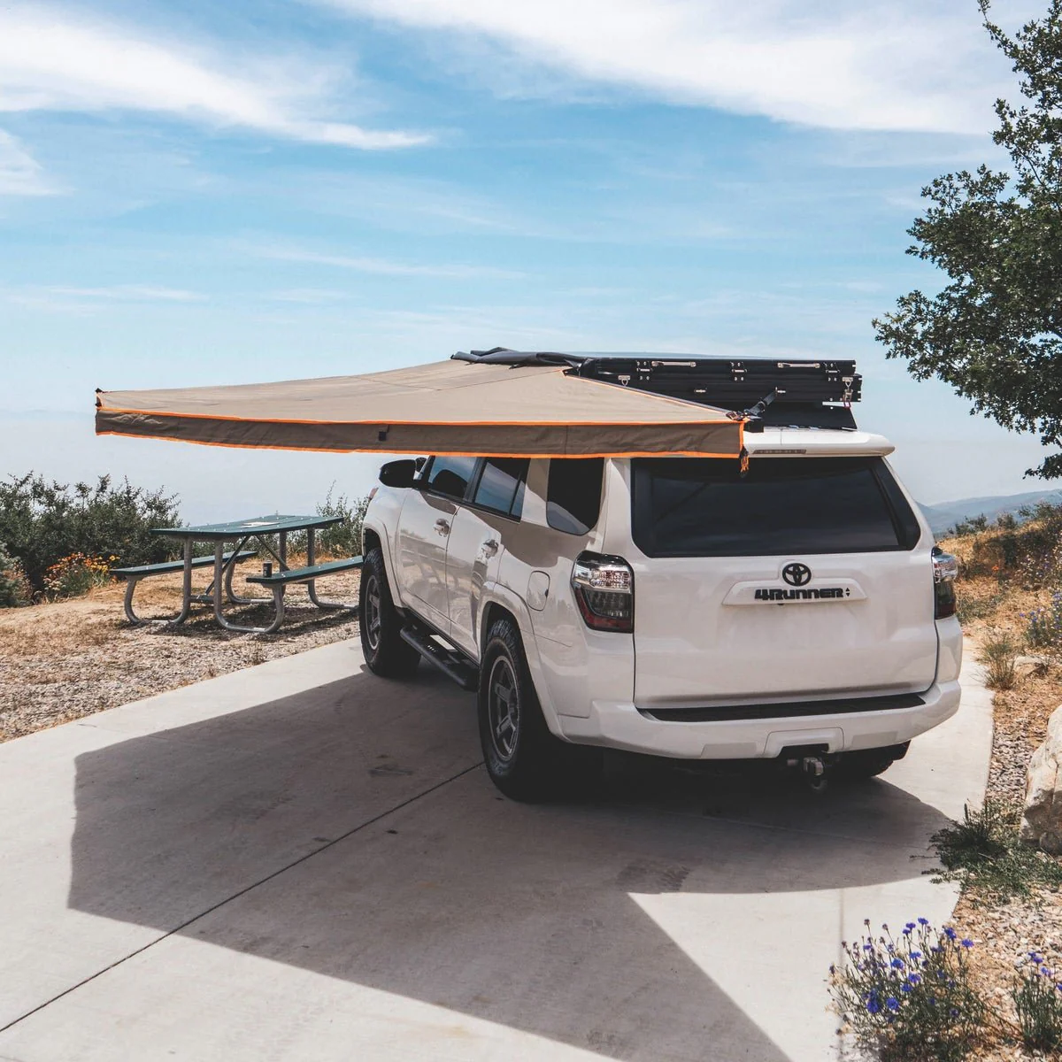 180 Degree Awning, XL, Driver or Passenger Side, C-Channel Aluminum, Olive - Image 10