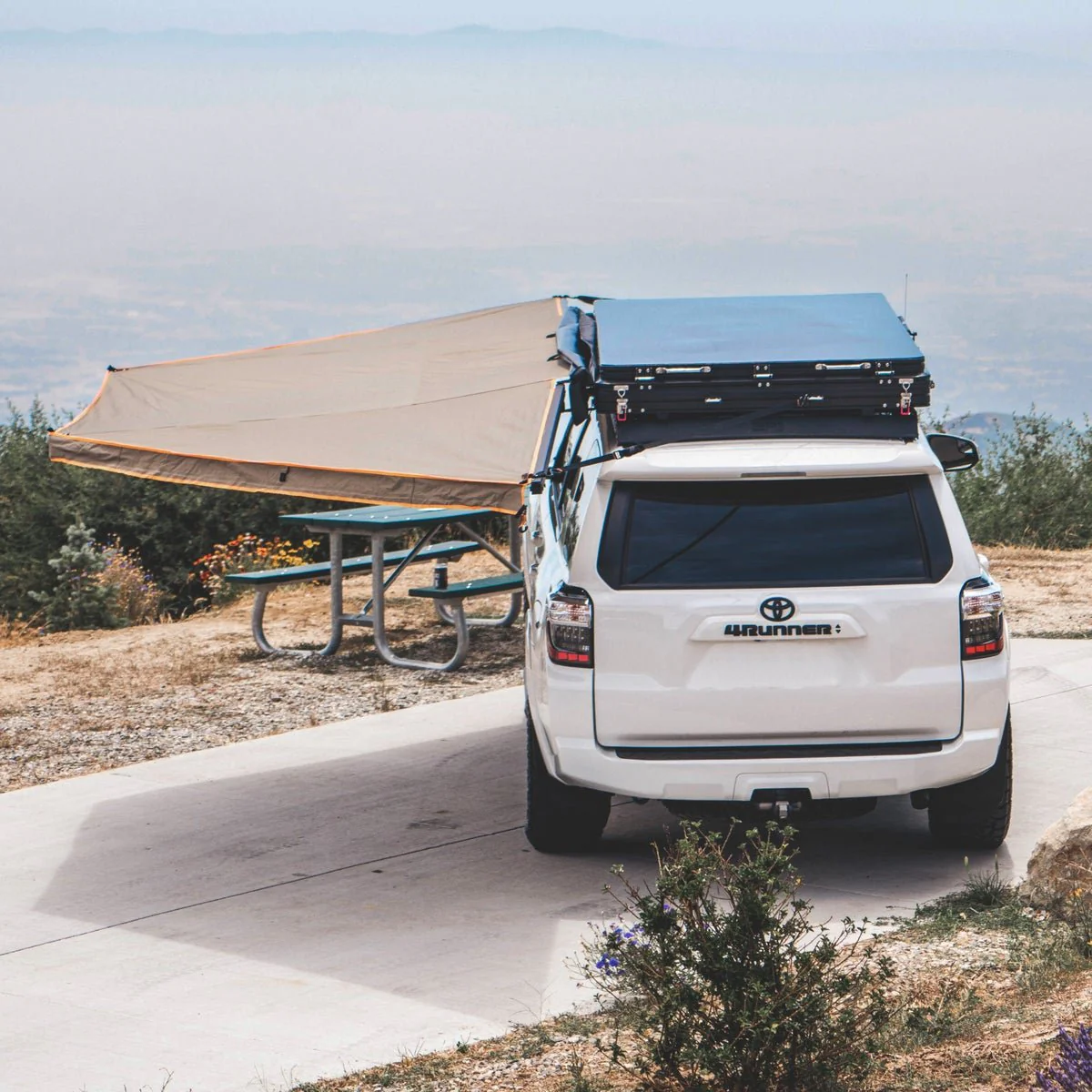 180 Degree Awning, XL, Driver or Passenger Side, C-Channel Aluminum, Olive - Image 9