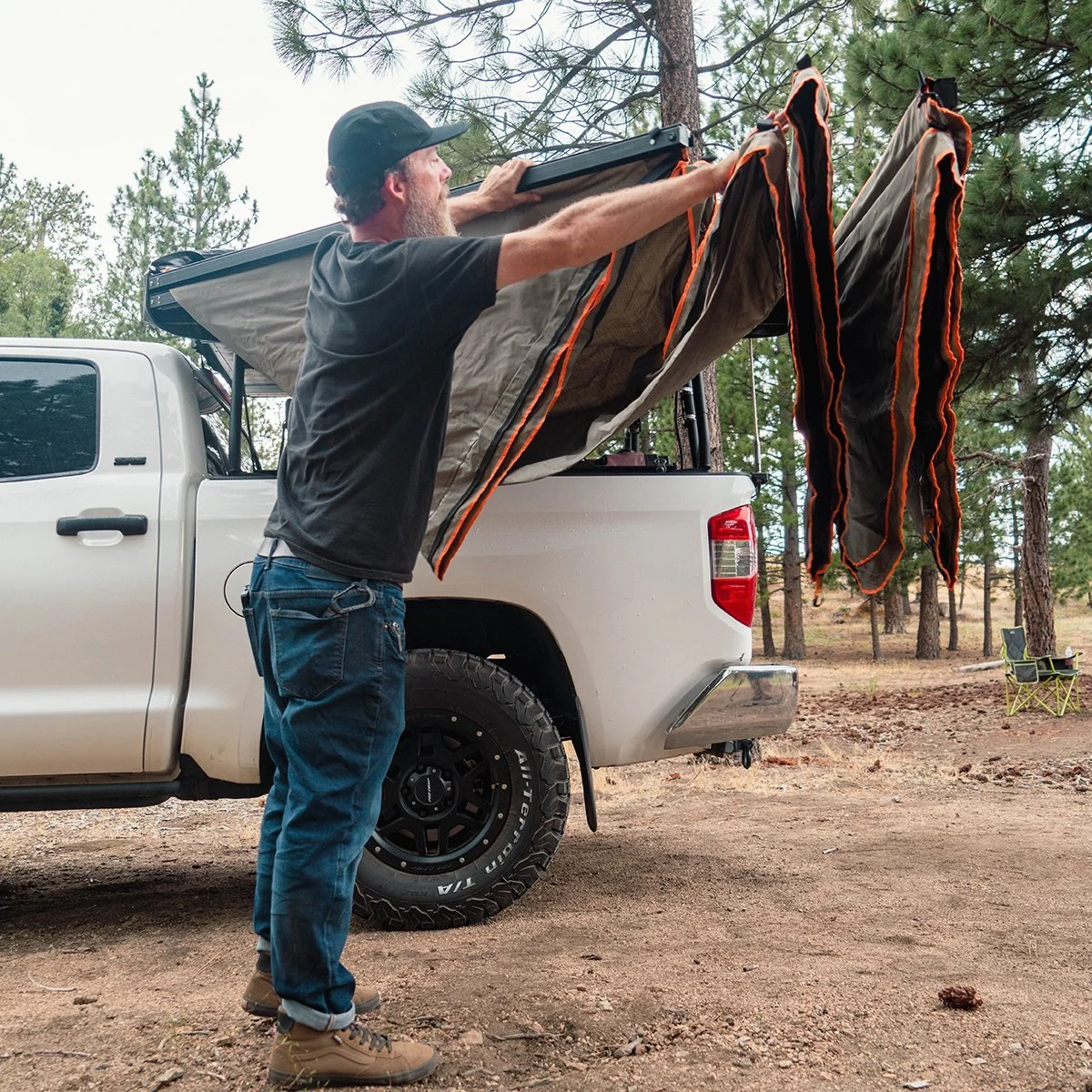 270 Degree Awning, XL, Passenger Side, C-Channel Aluminum, Olive - Image 6
