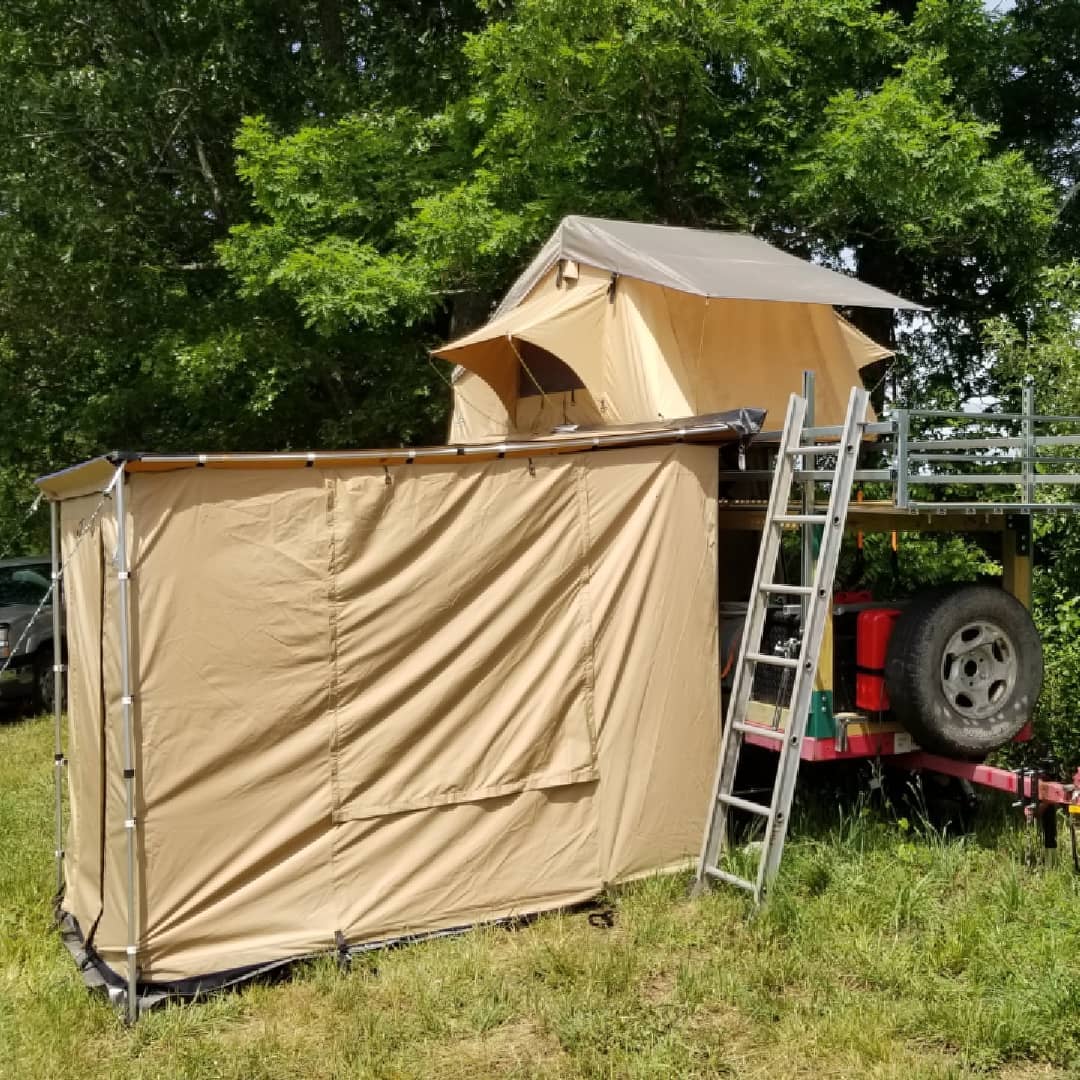 Awning Shelter Room w/ PVC Floor, 280G Material, 6.5'x8' - Image 6