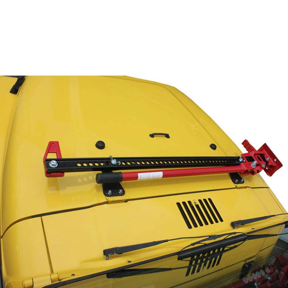 Hood Hinge Jack Mount, Lockable, 87-06 Jeep® Wrangler TJ/YJ - Image 3