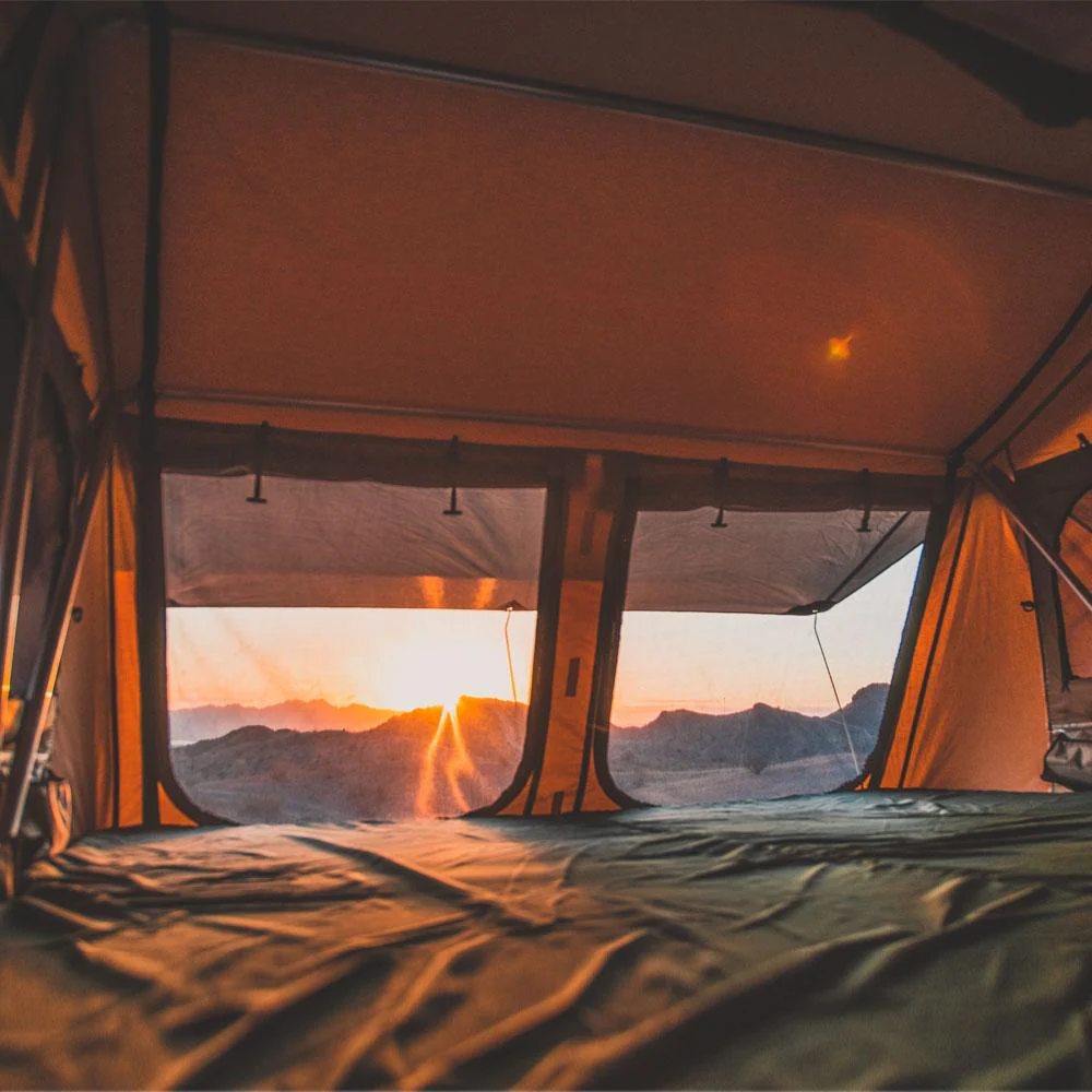 Elite Rooftop Tent Includes Annex Room, 4-5 Person, Tan - Image 10