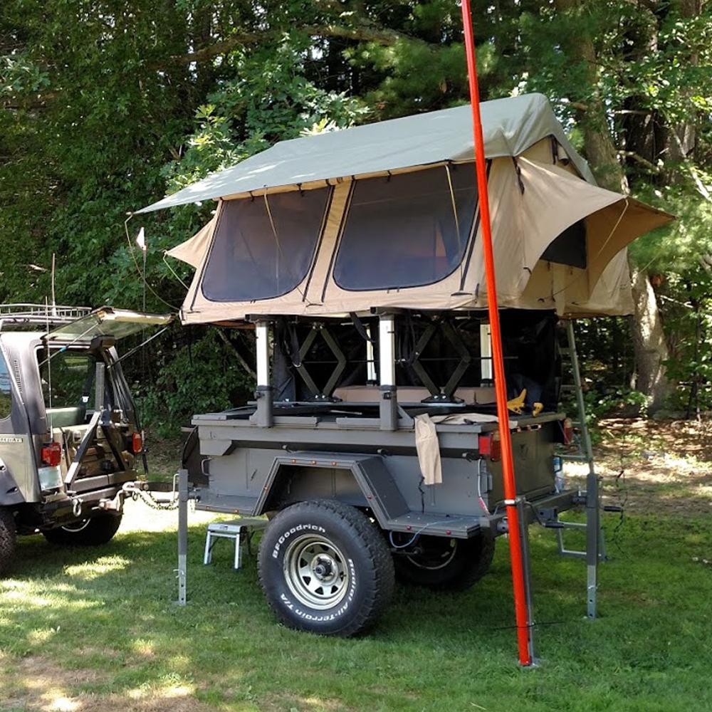 Elite Rooftop Tent Includes Annex Room, 4-5 Person, Tan - Image 16