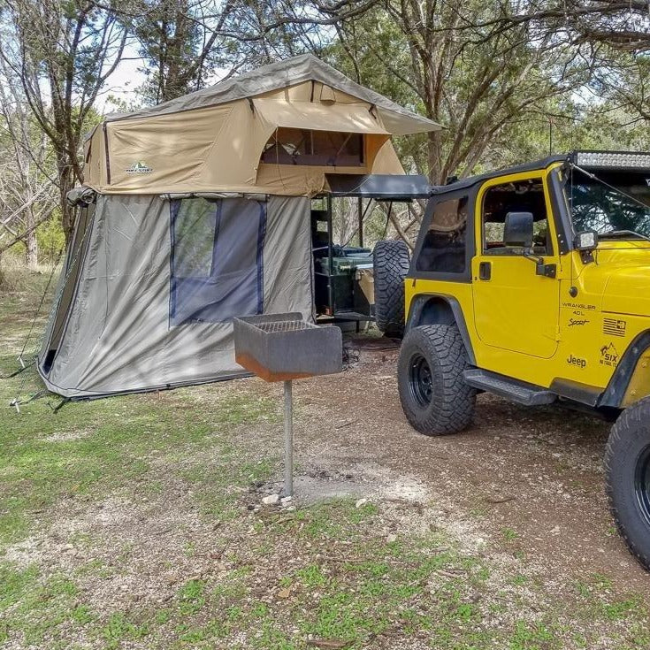 Elite Rooftop Tent Includes Annex Room, 4-5 Person, Tan - Image 18