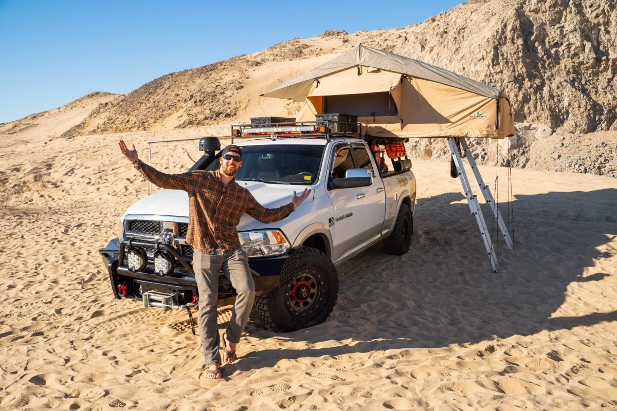 Elite Rooftop Tent Includes Annex Room, 4-5 Person, Tan - Image 25