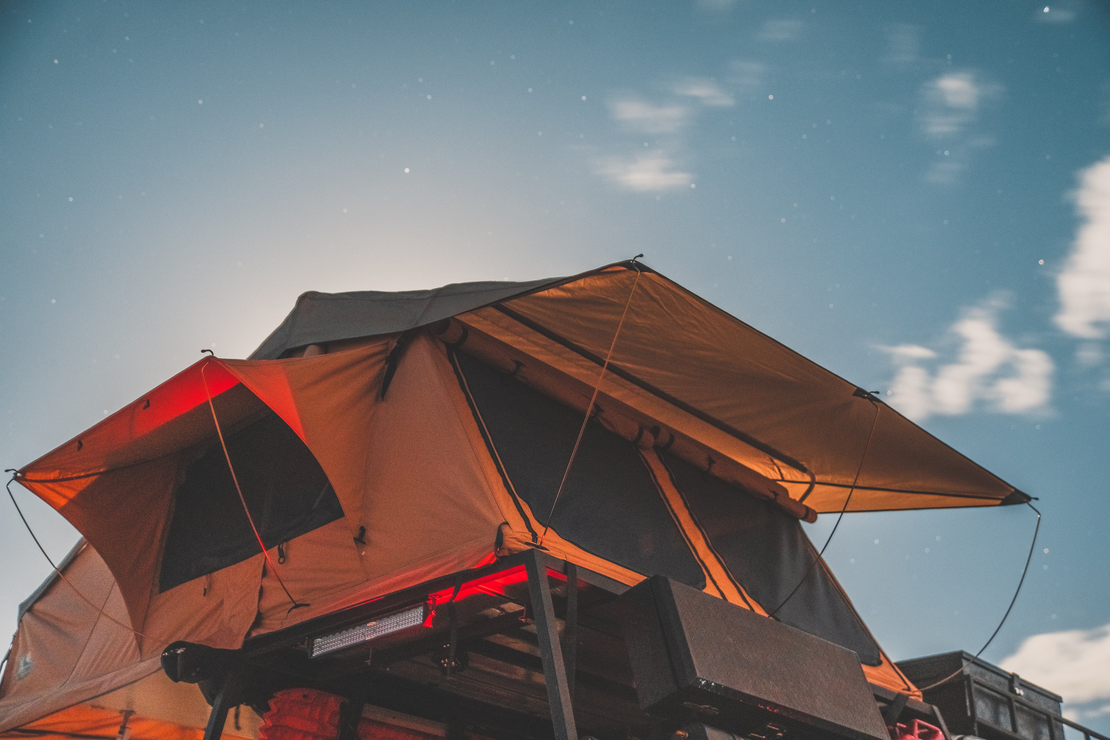Elite Rooftop Tent Includes Annex Room, 4-5 Person, Tan - Image 26