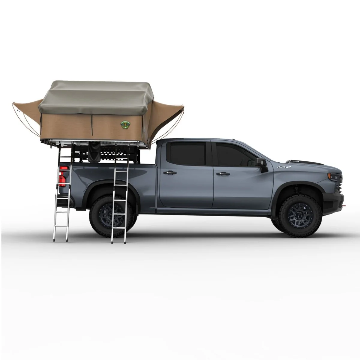 Elite Rooftop Tent Includes Annex Room, 4-5 Person, Tan - Image 4