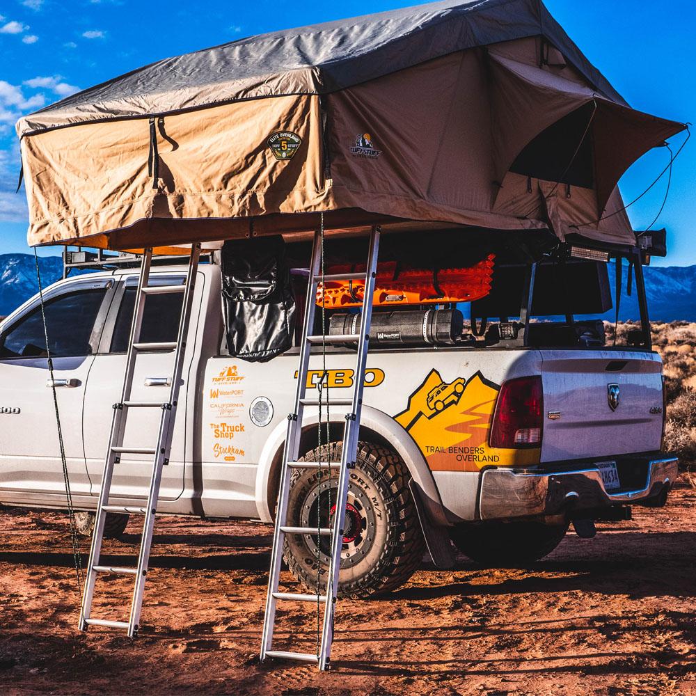 Elite Rooftop Tent Includes Annex Room, 4-5 Person, Tan - Image 6