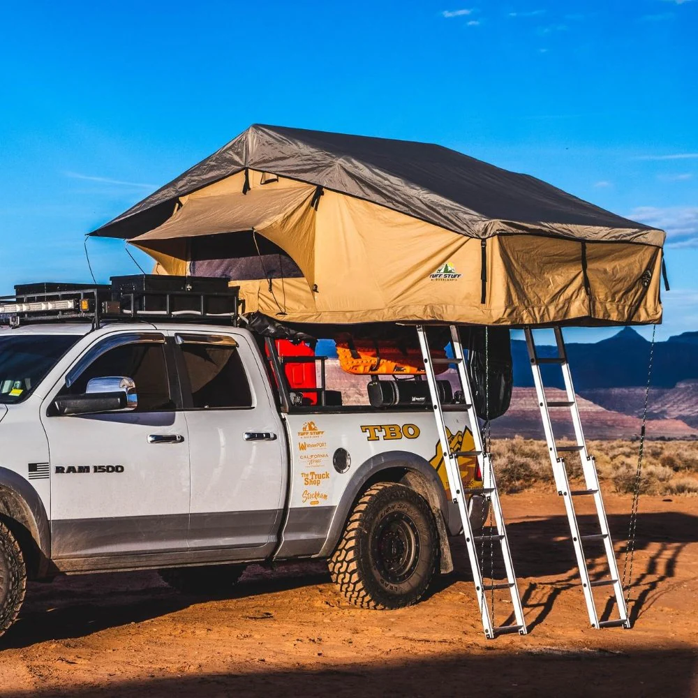 Elite Rooftop Tent Includes Annex Room, 4-5 Person, Tan - Image 7