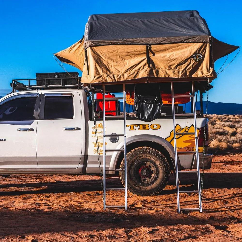 Elite Rooftop Tent Includes Annex Room, 4-5 Person, Tan - Image 8