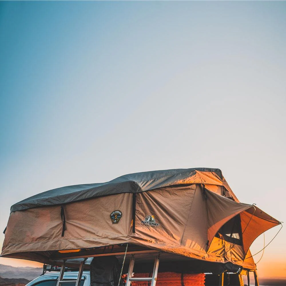 Elite Rooftop Tent Includes Annex Room, 4-5 Person, Tan - Image 9