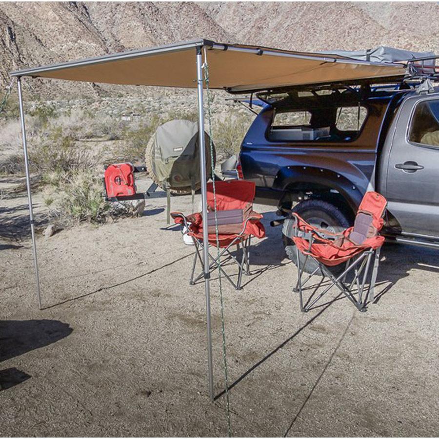 Truck or Car Awning, 6.5x8 Feet, Poly-Cotton Ripstop Fabric, Tan - Image 10