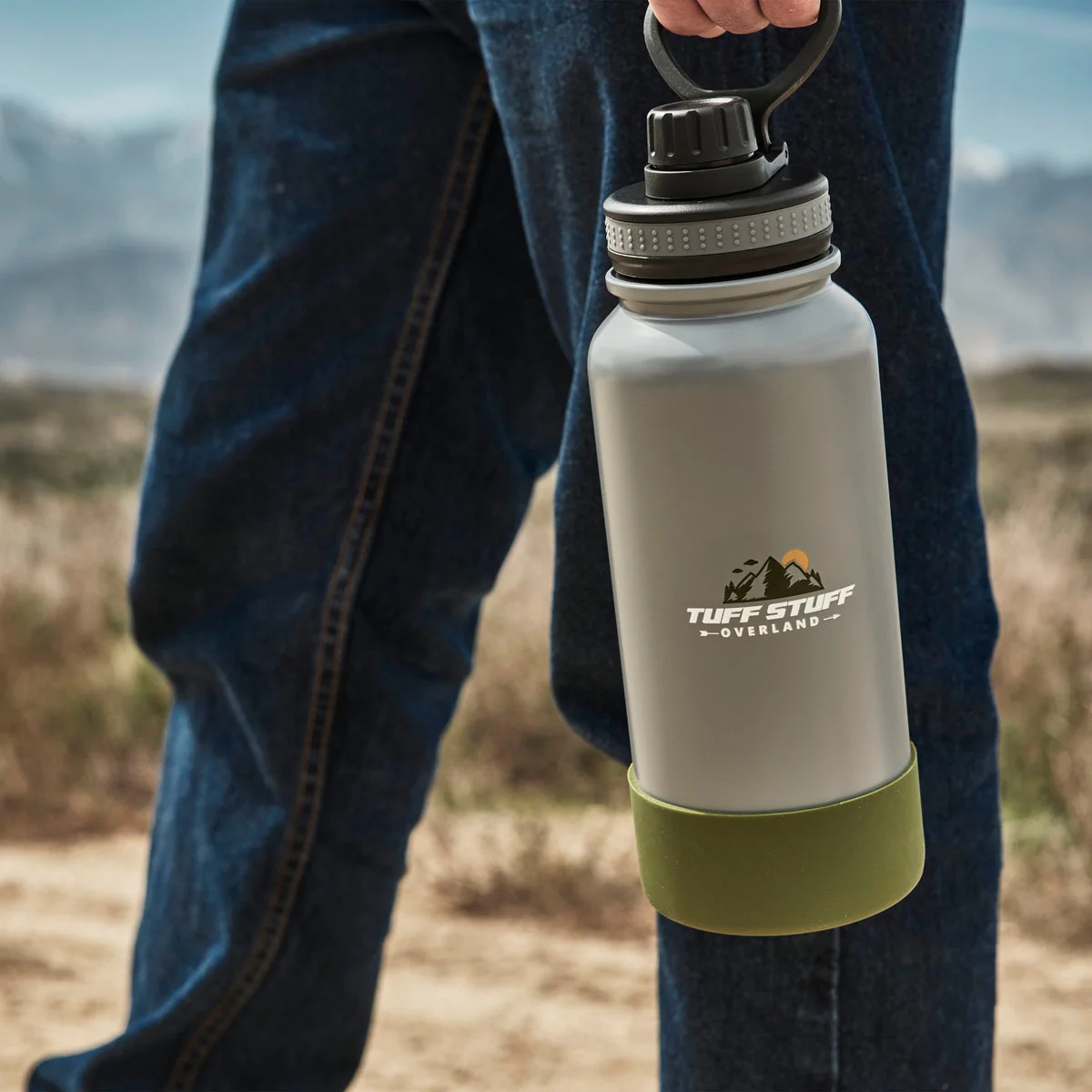 Vessel Water Bottle, Steel, 32 Ounce, By Tuff Stuff Overland - Image 2