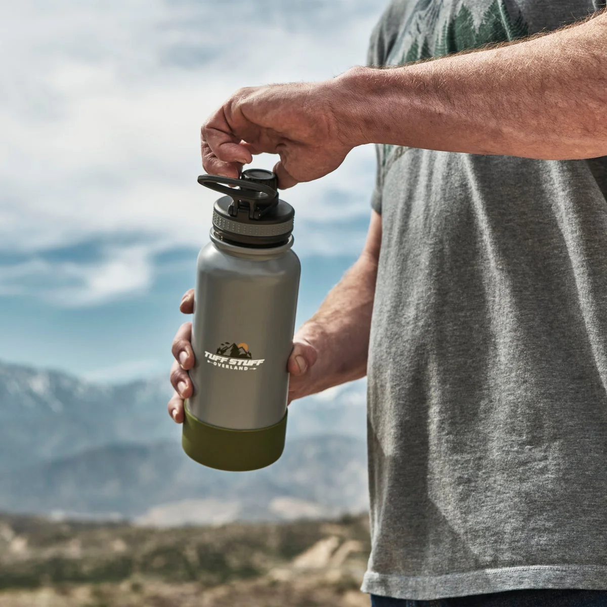Vessel Water Bottle, Steel, 32 Ounce, By Tuff Stuff Overland - Image 3